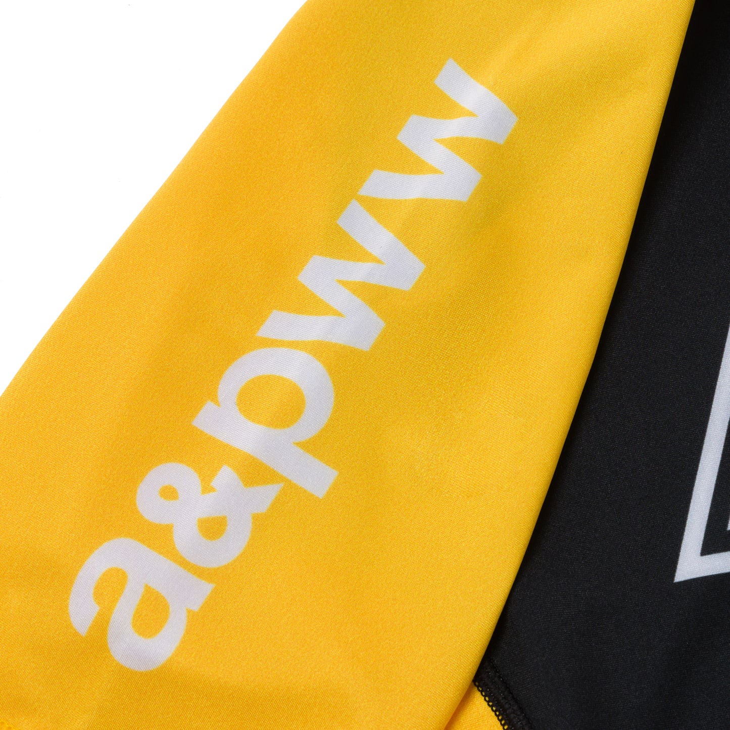 A&PWW Kids SS Rashguard: (Yellow/Black)