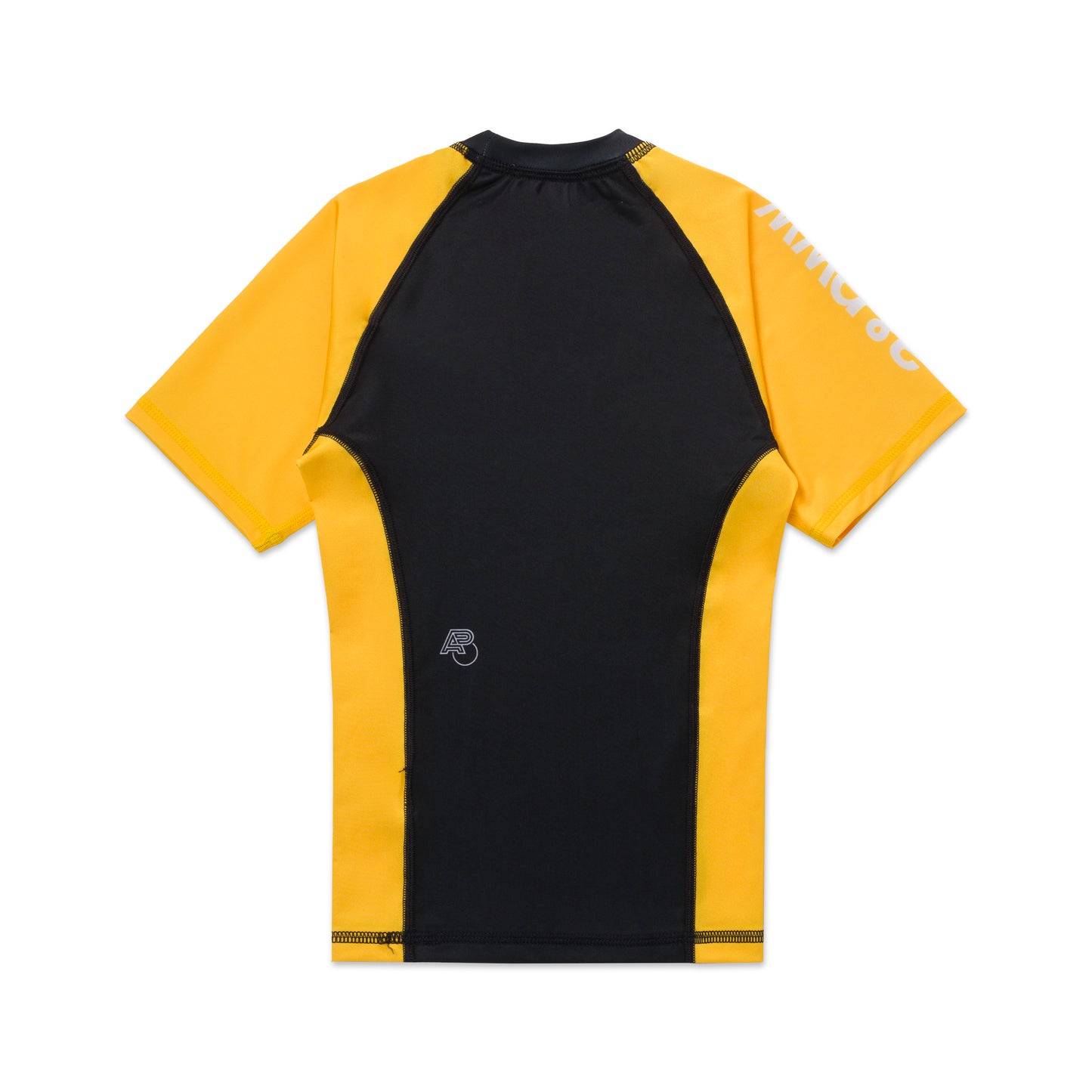 A&PWW Kids SS Rashguard: (Yellow/Black)