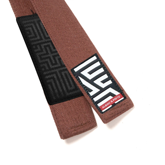 Classic Herringbone Belt (Brown)