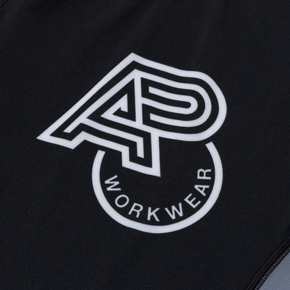A&PWW Kids SS Rashguard: (Grey/Black)