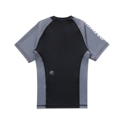 A&PWW Kids SS Rashguard: (Grey/Black)