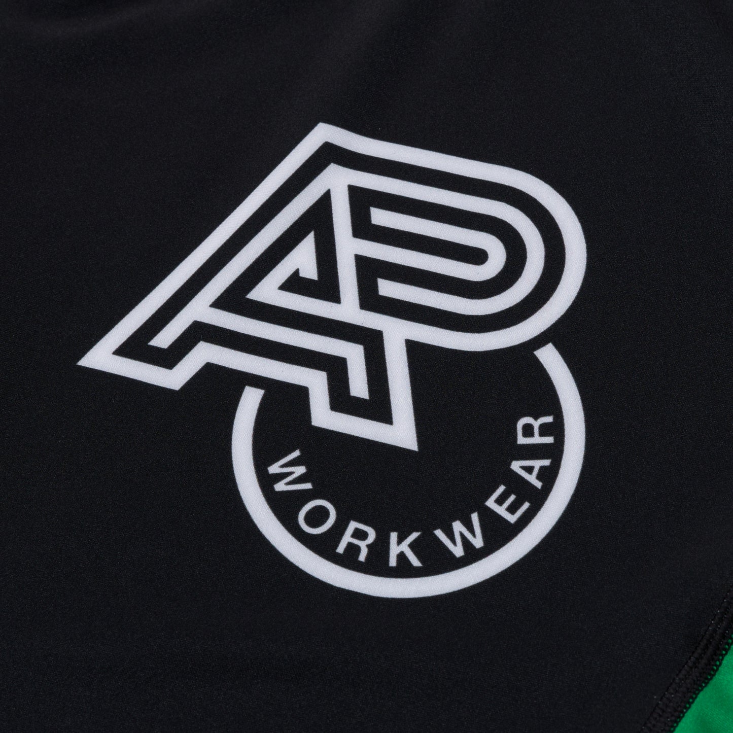A&PWW Kids SS Rashguard: (Green/Black)