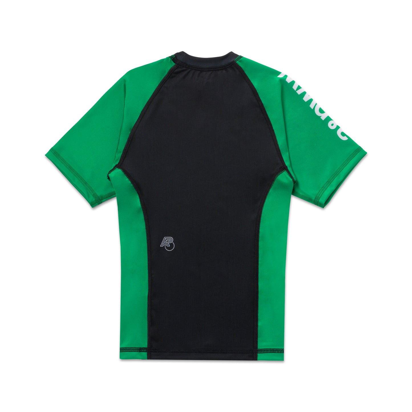 A&PWW Kids SS Rashguard: (Green/Black)
