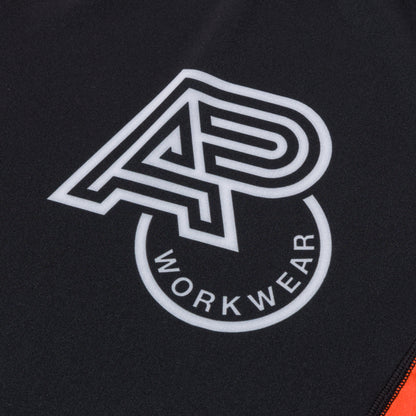 A&PWW Kids SS Rashguard: (Orange/Black)