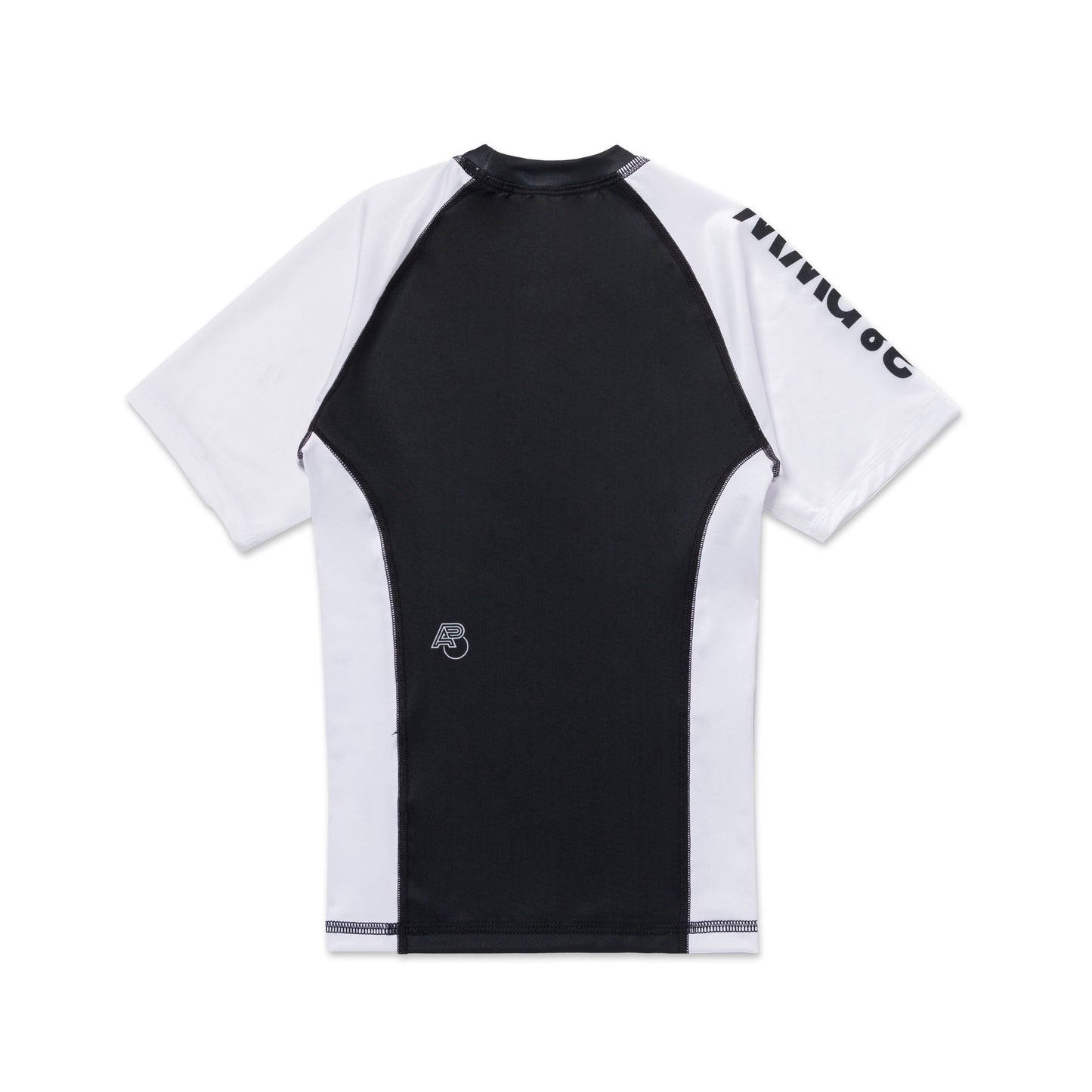 A&PWW Kids SS Rashguard: (White/Black)