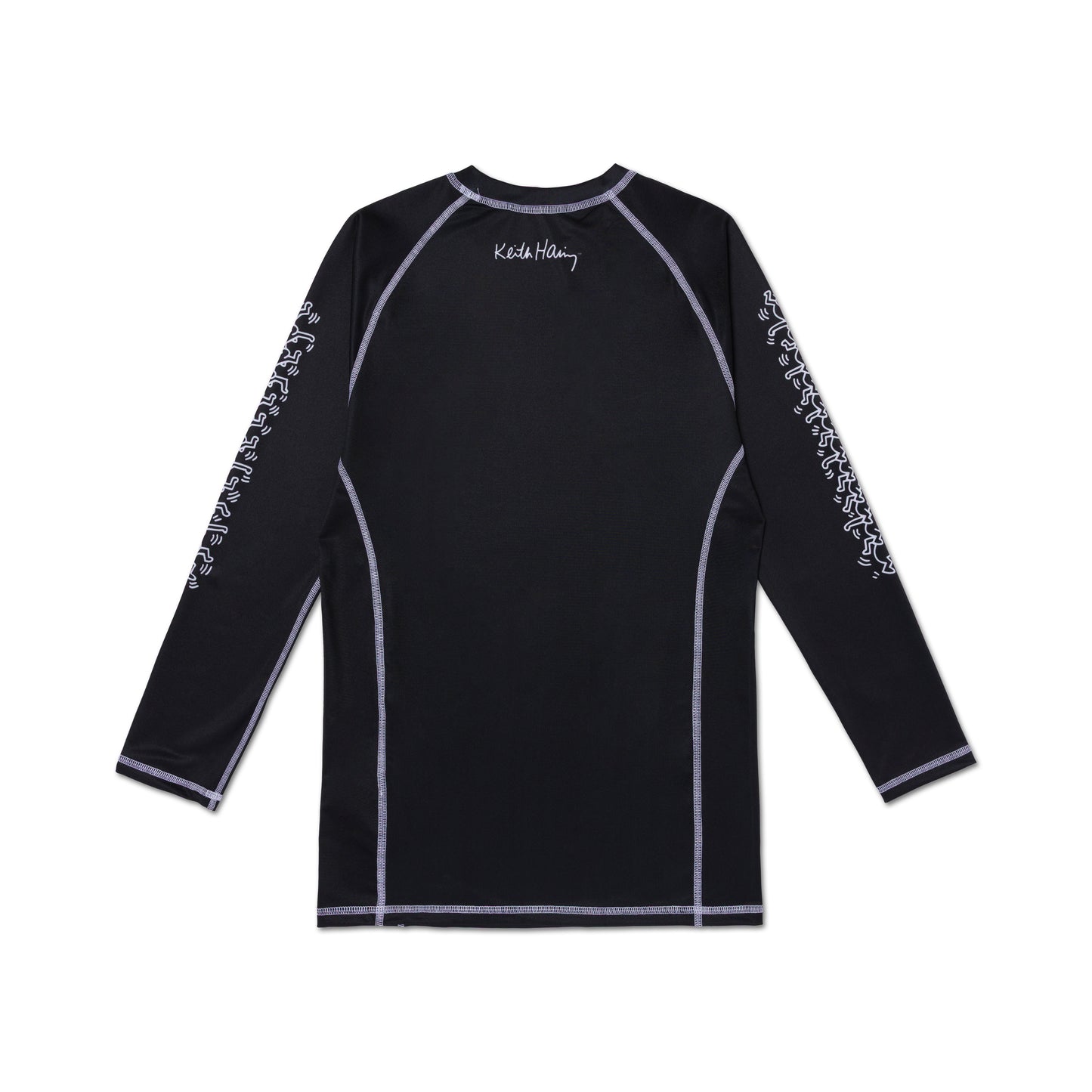 A&P x KEITH HARING HEART LS RASHGUARD