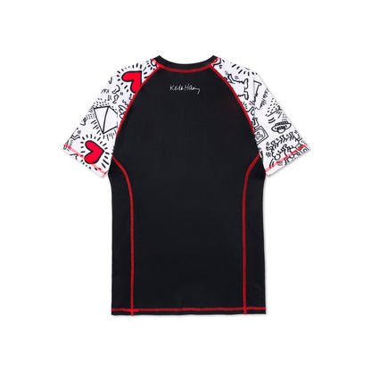 A&P x KEITH HARING SS RASHGUARD