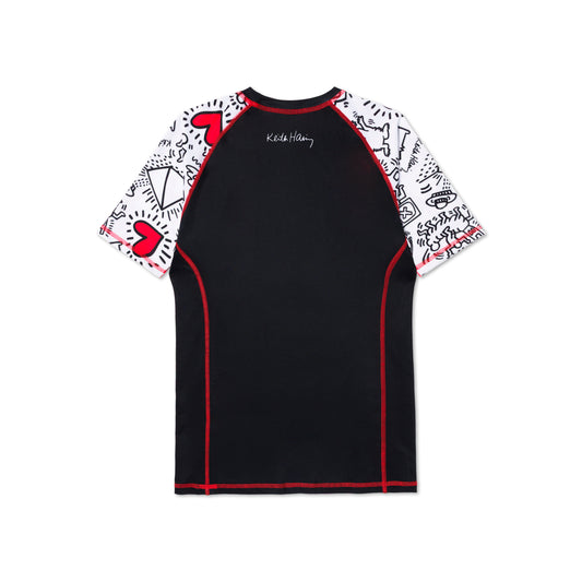 A&P x KEITH HARING SS RASHGUARD