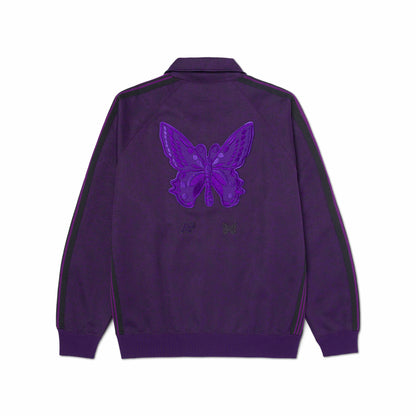 A&P NEEDLES Paisley track jacket (Plum)