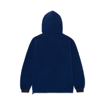 A&P BERBER FLEECE HALF-ZIP MOCK HOODIE (NAVY)
