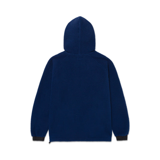 A&P BERBER FLEECE HALF-ZIP MOCK HOODIE (NAVY)