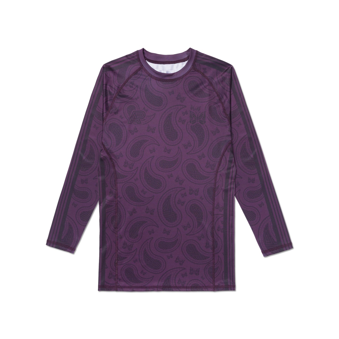 A&P NEEDLES Paisley LS Rashguard (Plum)