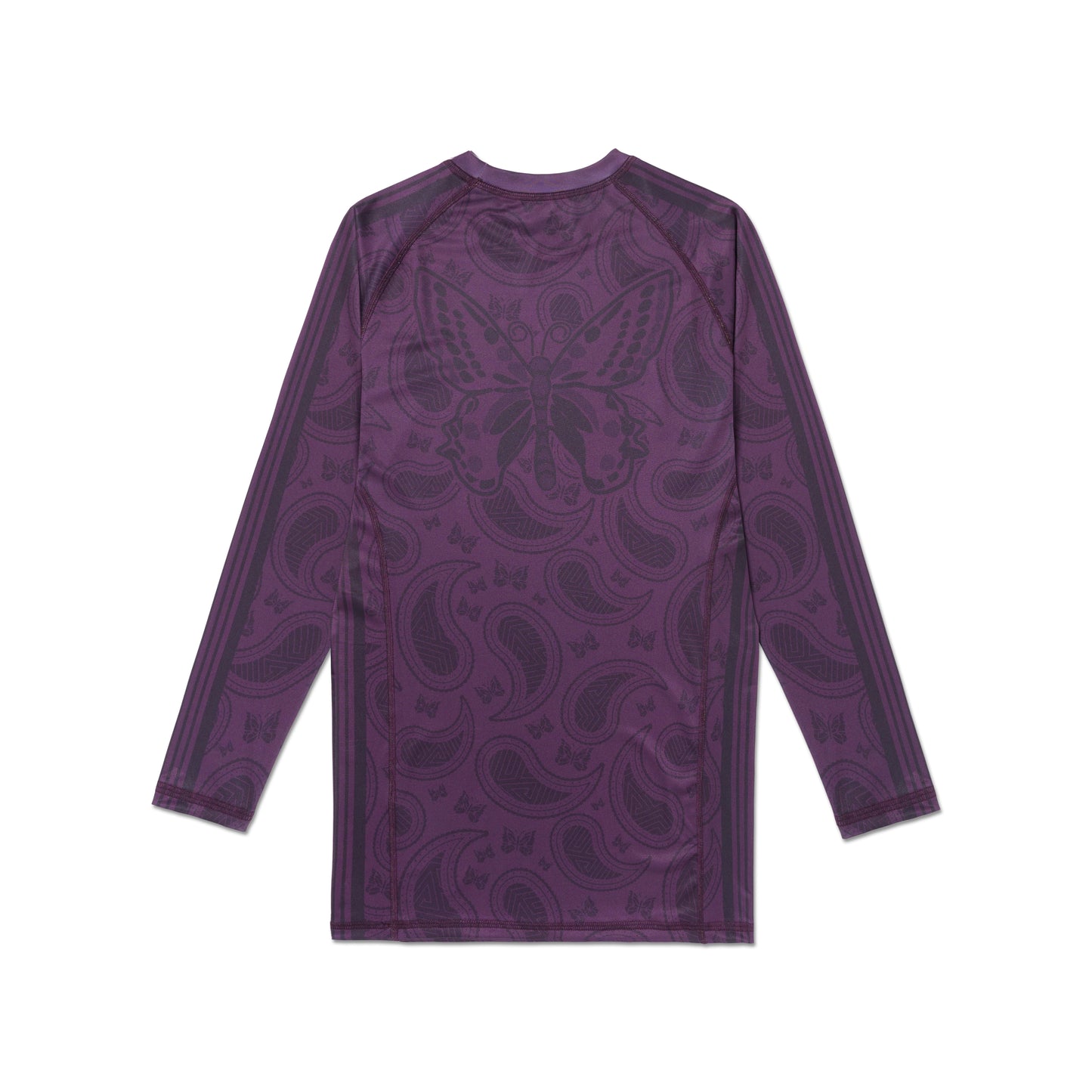 A&P NEEDLES Paisley LS Rashguard (Plum)