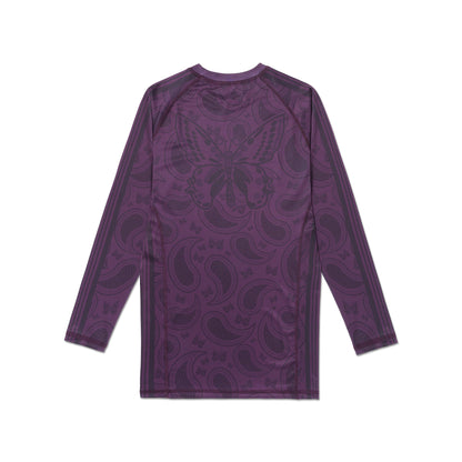 A&P NEEDLES Paisley LS Rashguard (Plum)