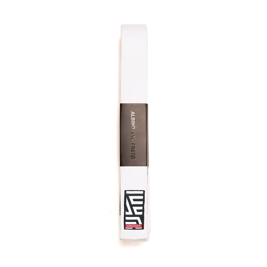 Classic Herringbone Belt (White)