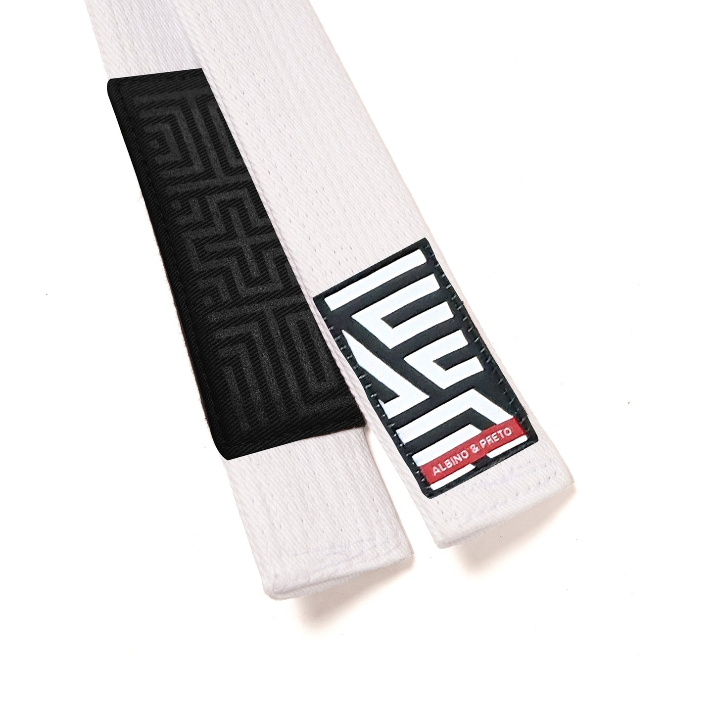 Classic Herringbone Belt (White)